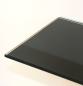 Preview: Glasboden schwarz lackiertes Glas