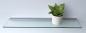 Preview: Wabdregal Klarglas 8 mm mit Wandprofil / Klemmleiste Aluminium silbern