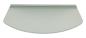 Preview: 8 mm Glasregal KlarGlas oval gerundet mit Profil / Klemmleiste LINO8 in 50 cm und 80 cm