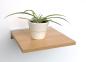 Preview: Wandregal Buche BEECH'16 Dekor mit Wandprofil LINO19 silbern
