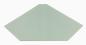 Preview: Glasscheibe satiniertes Glas 10 mm PENTAGON Ecke