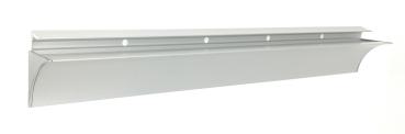 Wandprofil / Klemmleiste LINO10 aus Aluminium für 10 mm starke Regalböden