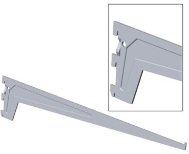 PRO-Träger 600 mm mit 3 Einhängehaken