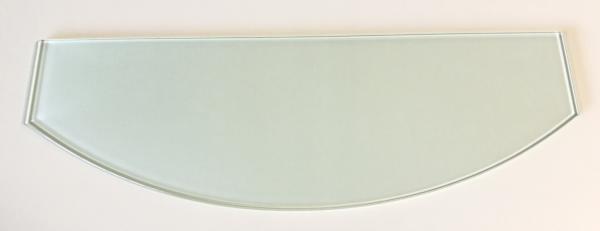 Ohne Halterung Glasboden Glasscheibe 60 cm oval gerundet 6mm /für Glasregal 