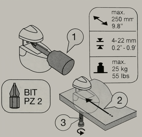 Montageanleitung und Maße für SELECTA (C325)
