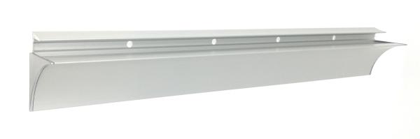 Wandprofil / Klemmleiste LINO10 aus Aluminium für 10 mm starke Regalböden
