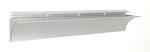 8 mm Wandprofil LINO8 silbern / Klemmleiste